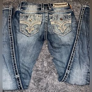 Rock revival womens skinny jeans